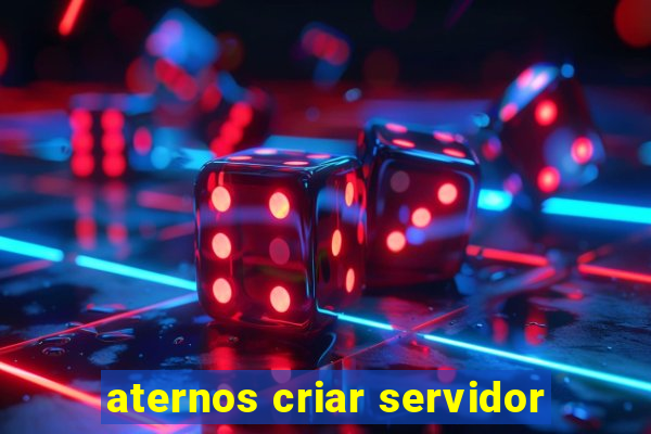 aternos criar servidor